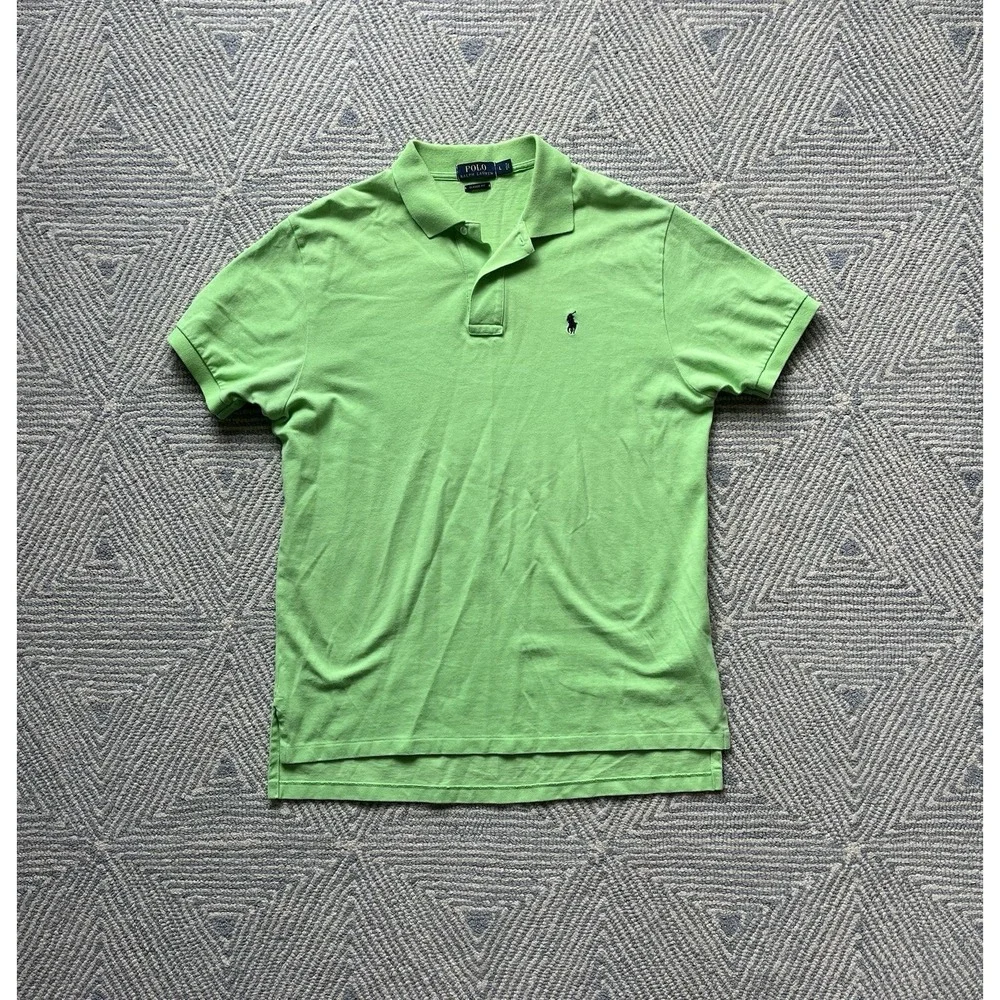 Polo Ralph Lauren Polo Shirt - Green/Blue - Classic Fit‎ - Large